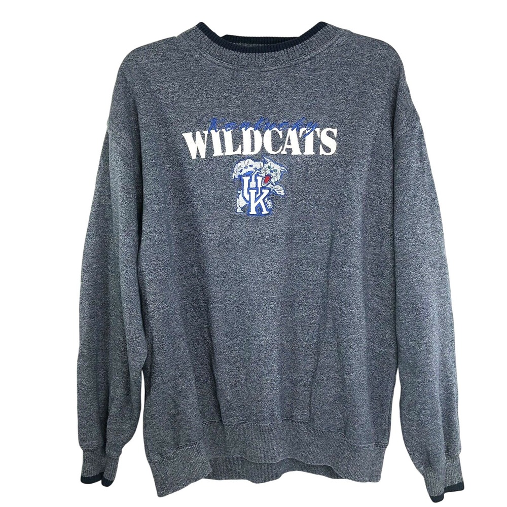 Kentucky University Wildcats Sweater Mens Blue UK Vesi Brand Large‎ EUC M11